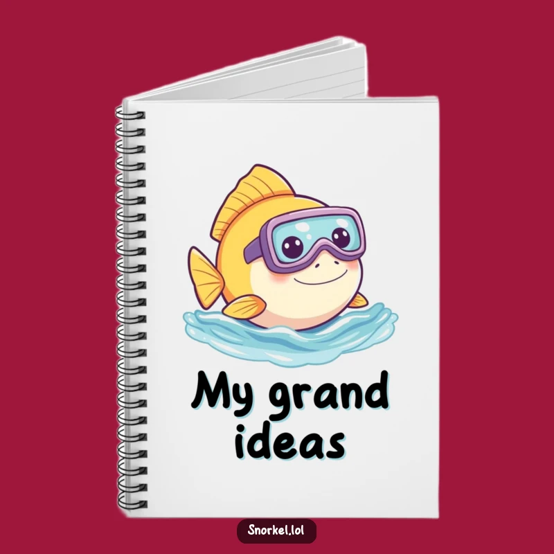 Funny Fish Snorkel Notebook: Journal Fish Design for a Hilarious Gift!