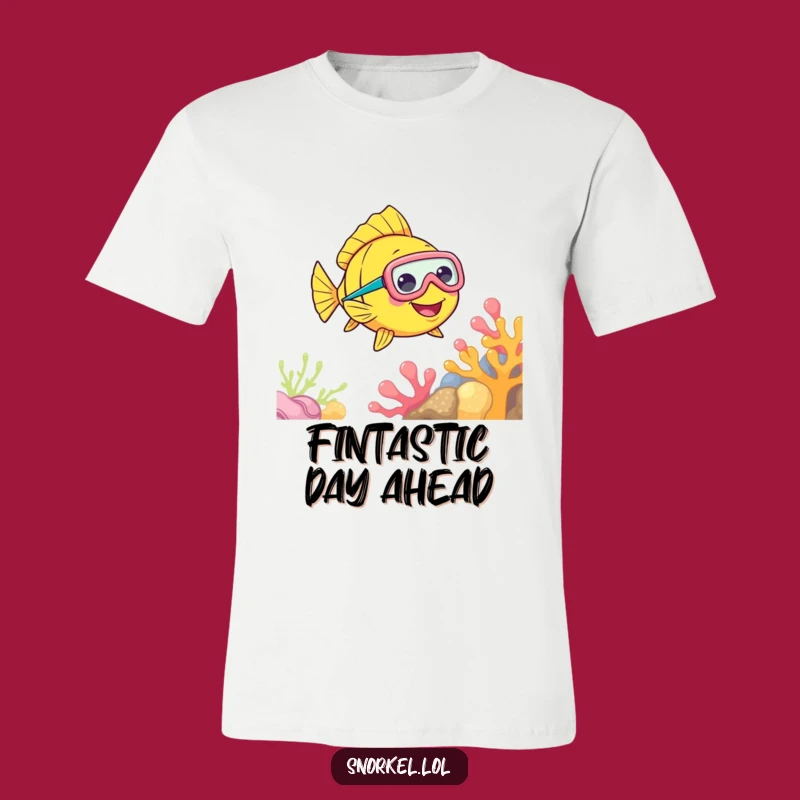 Funny Fish Snorkel Tee: Colorful Shirt & Cheerful Ocean Gift